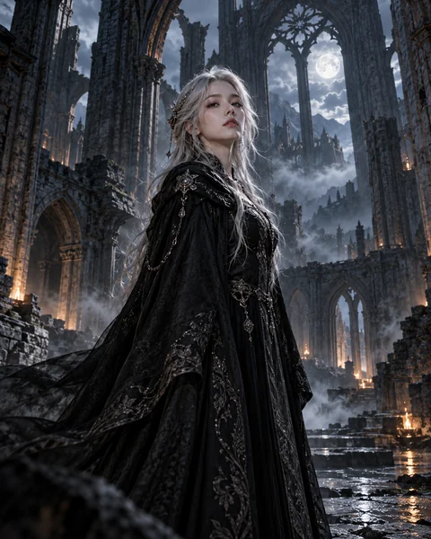 Dark fantasy music video style